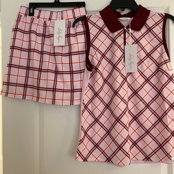 Lady Hagen Pants - NWT Set of Lady Hagen Golf Skort and Polo Sleeveless Collar T-shirt